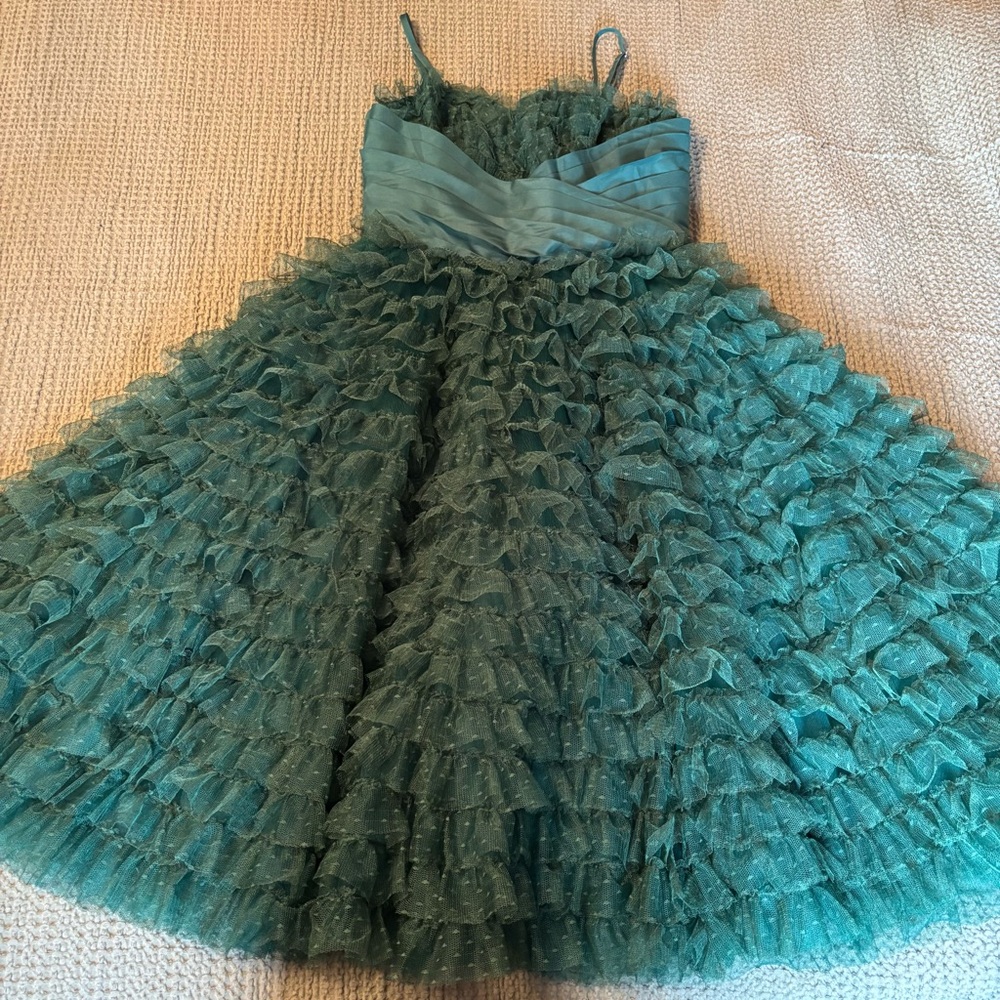 Unique Vintage Tulle Ruffle Cupcake Dress